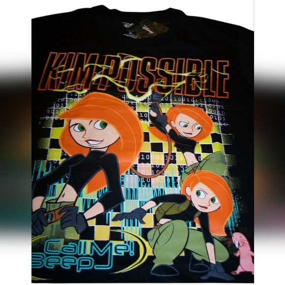 Disney Tops - Disney Kim Possible Black and Orange T-Shirt